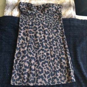 Leopard tube dress